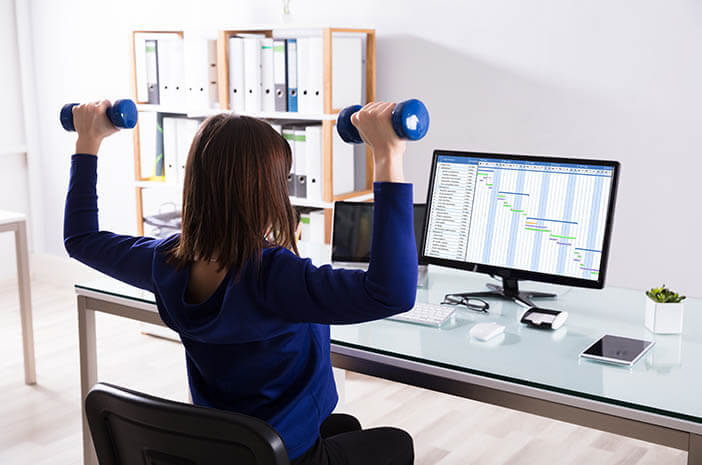 Super Sibuk? Ini Jenis Olahraga yang Bisa Dilakukan Selagi di Kantor