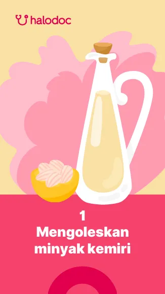 Proses keramas bayi menggunakan sampo khusus yang lembut dan tidak pedih di mata si kecil