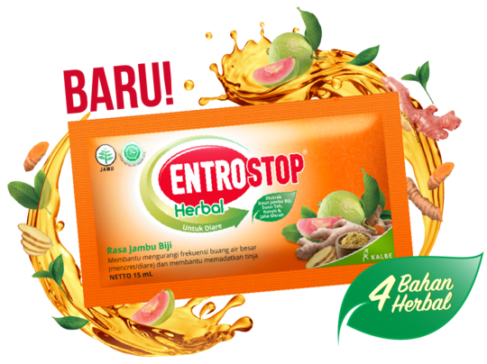 Entrostop Cair dengan formula herbal