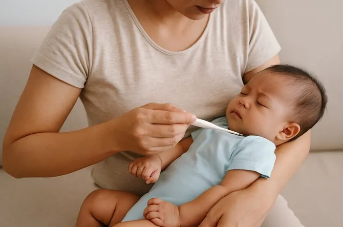 Ibu Harus Tahu, Ini Cara Menurunkan Demam pada Bayi