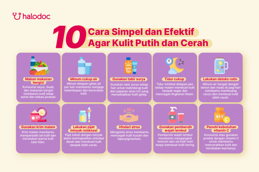 Bagaimana Agar Muka Terlihat Cerah?