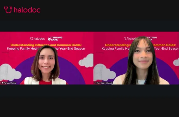 Masalah Kesehatan di Akhir Tahun Meningkat 40%, Halodoc dan Tentang Anak Ajak Keluarga Indonesia untuk Waspadai Influenza dan Common Cold