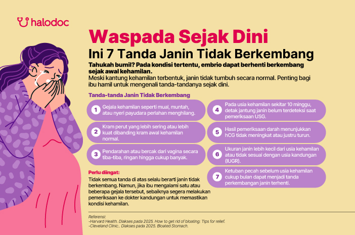 Kenali 6 Ciri-Ciri Janin Tidak Berkembang pada Ibu Hamil