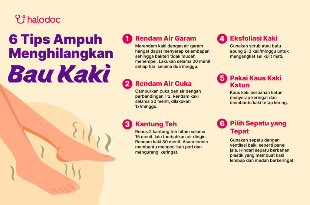 Cara Menghilangkan Bau Kaki