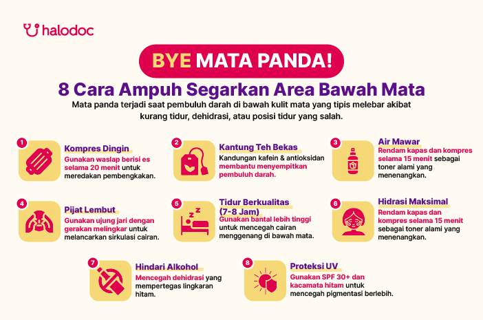 Cara Menghilangkan Mata Panda