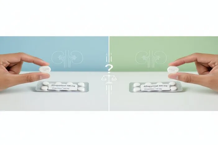 Allopurinol 100mg vs 300mg: Apa Bedanya? Efek & Dosis