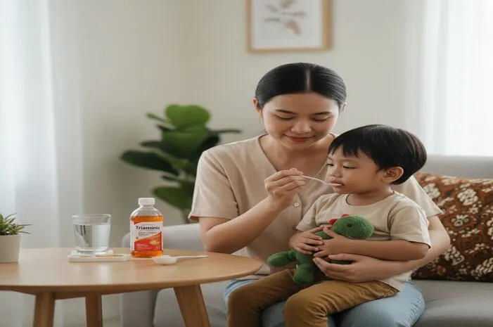 Triaminic Syrup: Redakan Flu dan Batuk Anak!