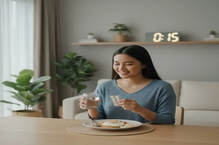 Minum Obat Setelah Makan: Berapa Menit Jeda Ideal?