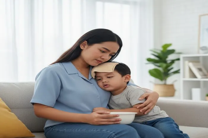 Anak Muntah Demam? Ini Penyebab dan Cara Mengatasinya!