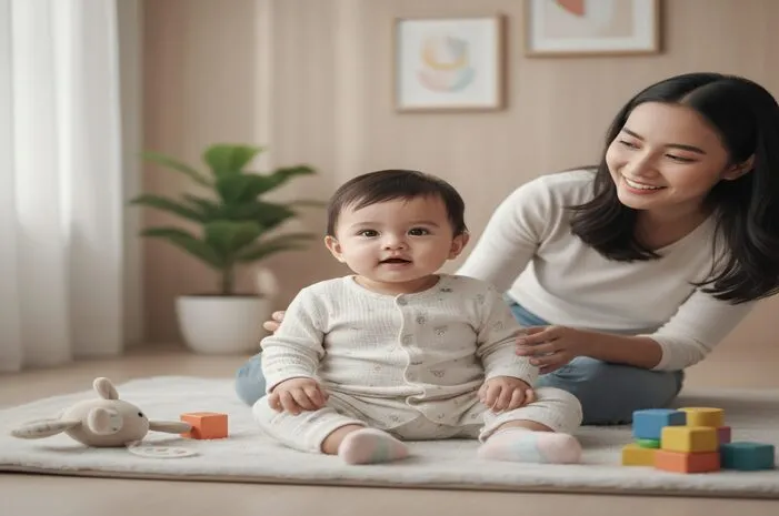 Bayi Duduk Umur Berapa? Tahapan & Cara Melatihnya