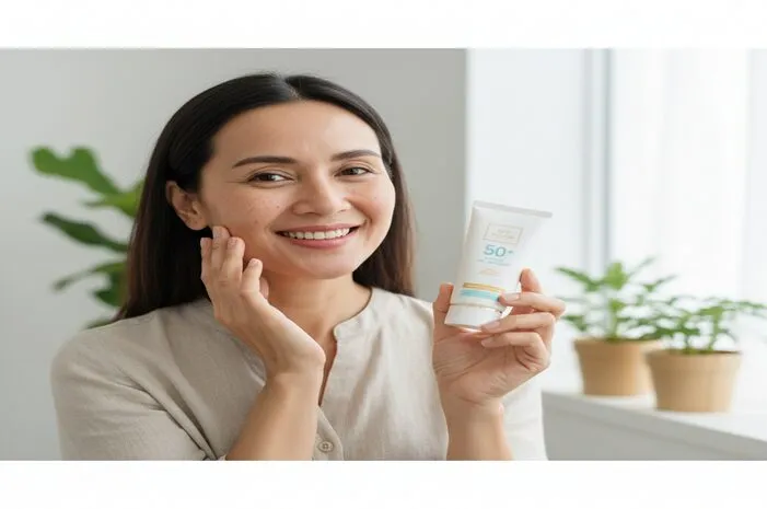 Sunscreen Flek Hitam Usia 40+? Ini Pilihan Terbaik!