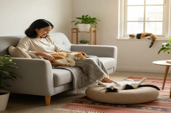 Arti Posisi Tidur Kucing: Makna Tersembunyi di Baliknya