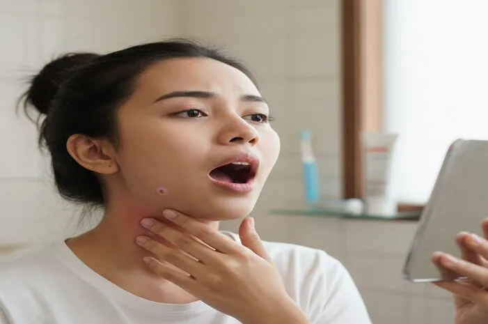 Gambar Sariawan di Tenggorokan: Penyebab & Cara Atasi