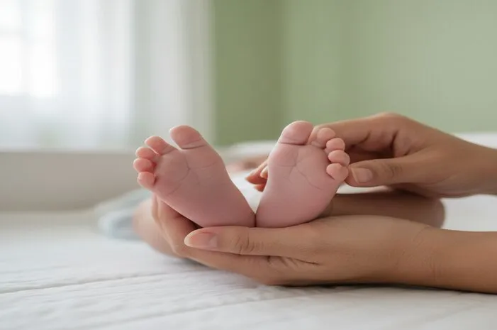 Kaki Bayi: Bentuk Normal & Cara Merawatnya