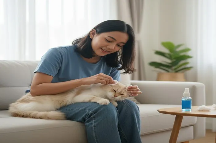 Cara Membersihkan Telinga Kucing dengan Benar!