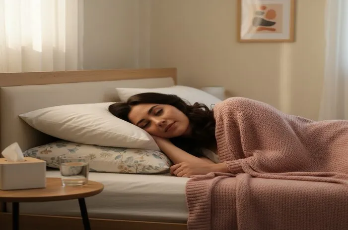 Pilek Mampet? Ini Posisi Tidur Terbaik!