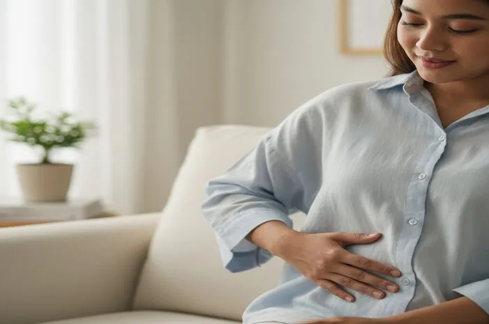 Kedutan Perut Kiri Tanda Hamil? Ini Faktanya!