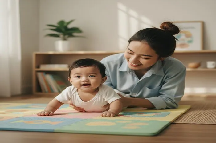 Tummy Time Bayi 2 Bulan: Panduan dan Manfaat Lengkap