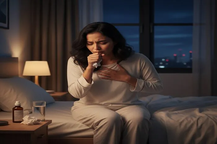 Batuk Saat Malam Hari? Ini Penyebab dan Cara Mengatasinya