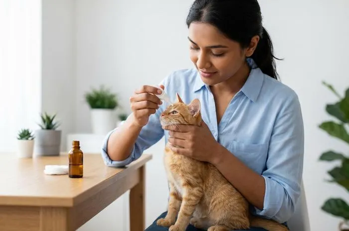 Pilih Obat Mata Kucing: Sehatkan Kembali Mata Si Meong
