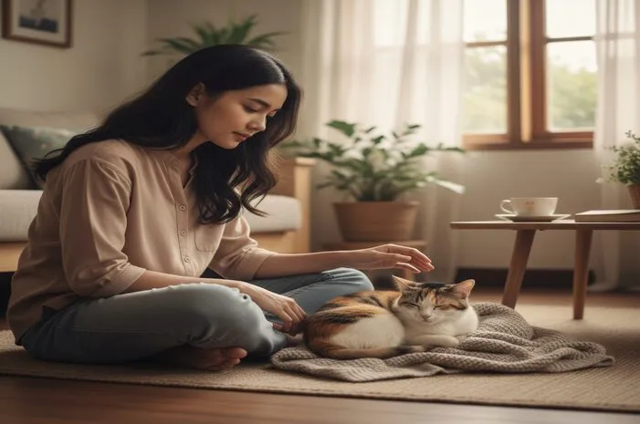 Posisi Tidur Kucing Sakit: Kenali dan Waspada!