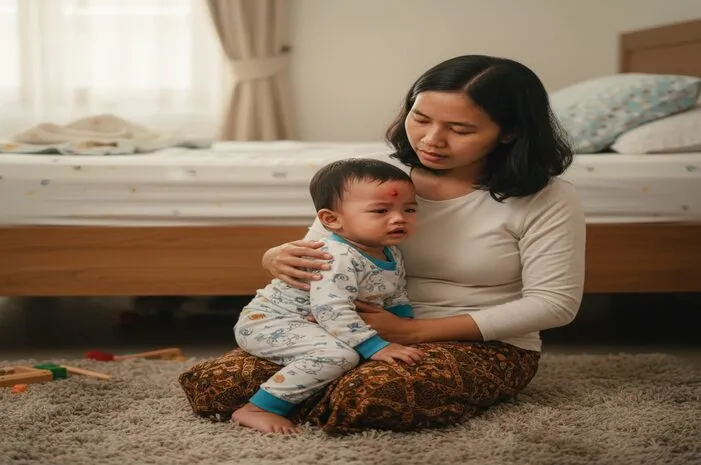 Anak Jatuh dari Kasur? Ini Cara Tangani dan Kapan ke Dokter!