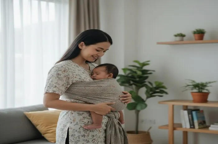 Gendongan M Shape untuk Bayi Berapa Bulan? Simak Aturannya