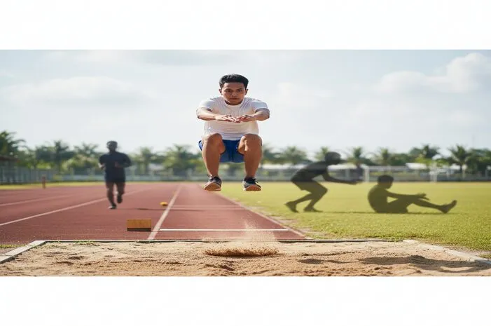 Gerakan Lompat Jauh Dibagi Menjadi Empat Yaitu Ini Urutannya