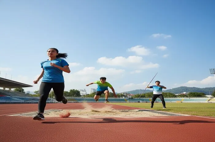 Cabang Atletik: Lari, Lompat, Lempar, Jalan Cepat!