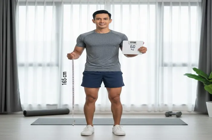 Tinggi 165, Berat Badan Ideal Pria Berapa? Cek!