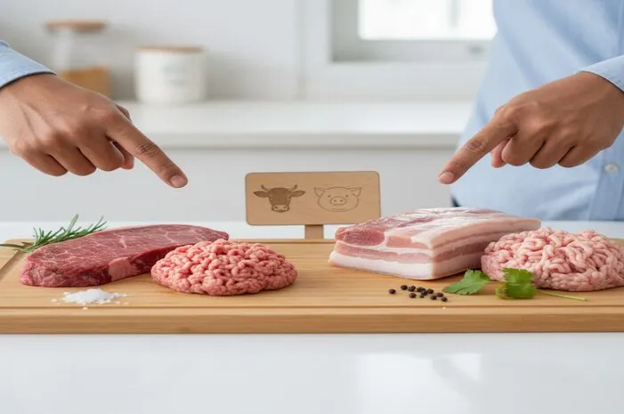 Perbedaan Daging Sapi dan Babi: Cek Sebelum Beli!