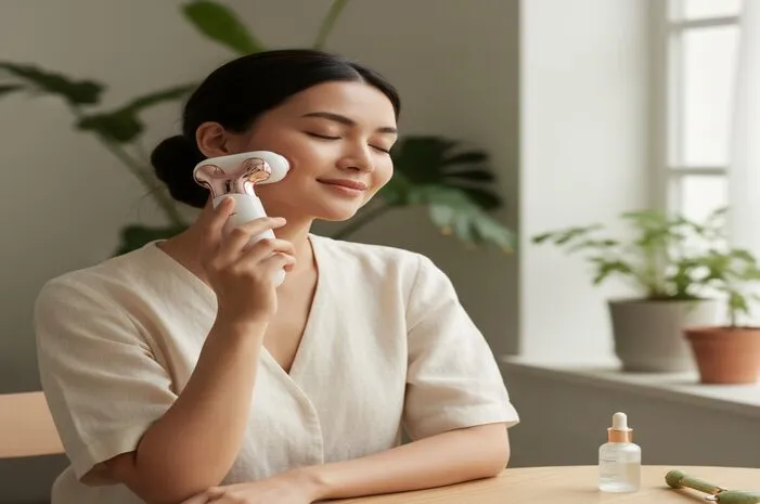 Alat Pijat Wajah: Tirus, Kencang, Glowing Alami!