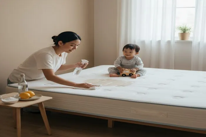 Cara Ampuh Hilangkan Bau Ompol di Kasur!