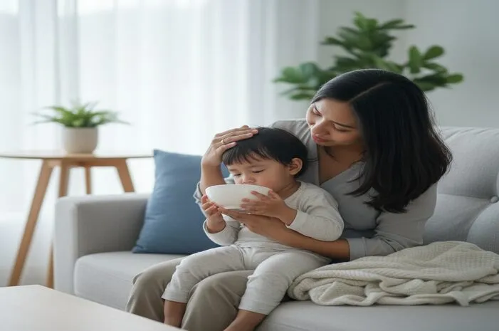Anak Panas Muntah? Ini Penyebab dan Cara Atasi!