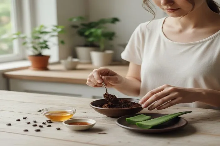 Cara Membuat Masker Kopi untuk Wajah Glowing Alami