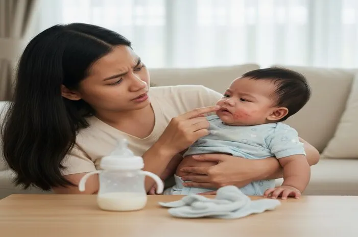 Ciri Ciri Tidak Cocok Susu Formula Pada Bayi dan Solusi