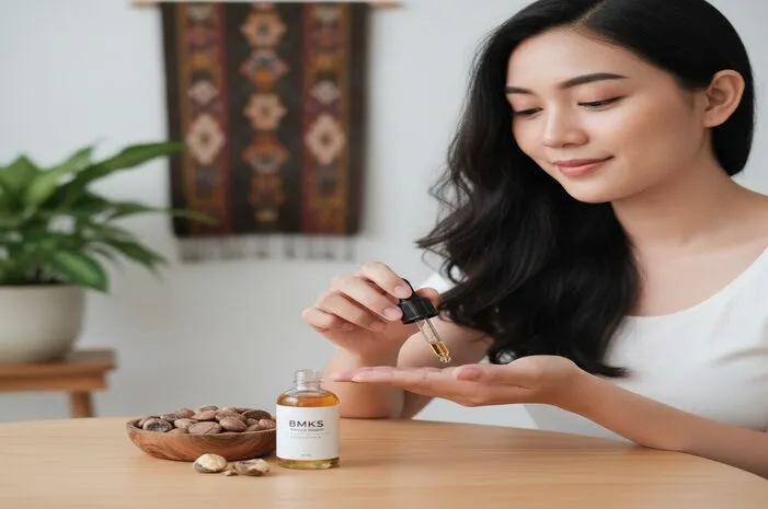 Minyak Kemiri BMKS: Rambut Subur, Tebal, Anti Rontok!