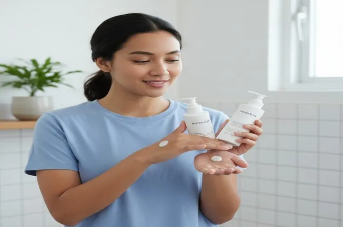 Moisturizer Dulu atau Sunscreen Dulu? Urutan Skincare!