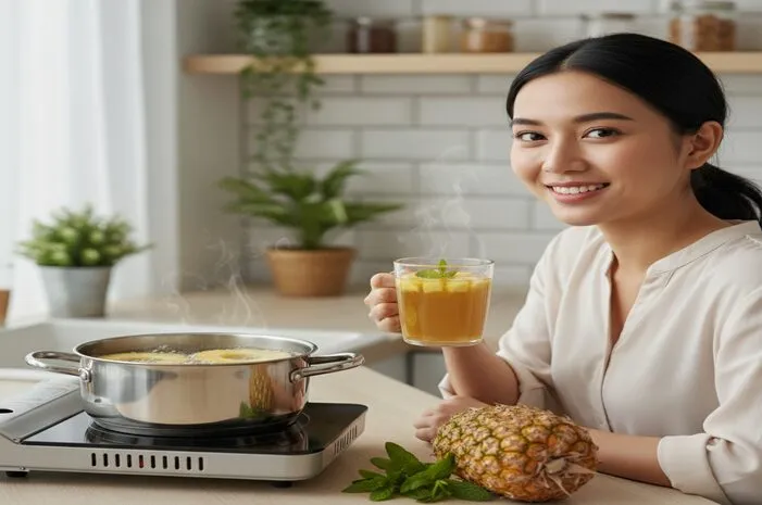 Manfaat Air Rebusan Nanas: Perut Plong, Badan Fit!