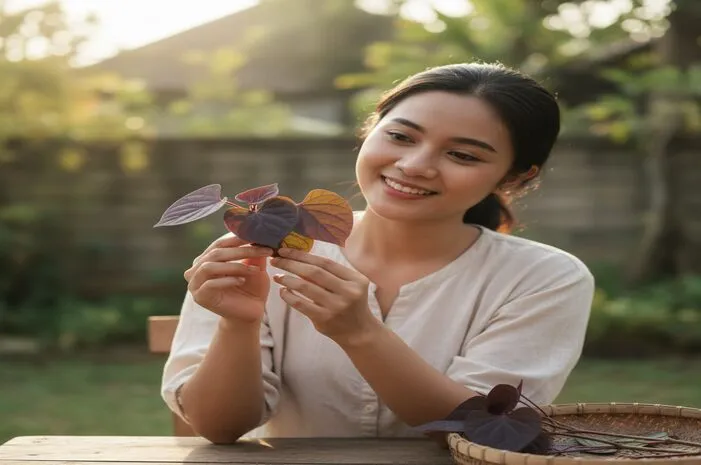 Ciri-ciri Daun Ungu: Kenali Bentuk dan Manfaatnya!