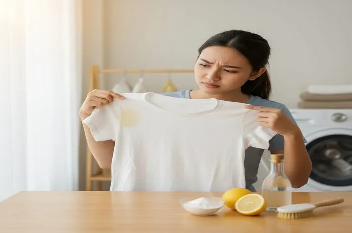 Hilangkan Noda Kuning di Baju? Ini Caranya!