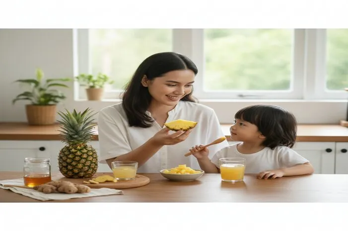 Nanas Obat Batuk Alami? Efektifkah Redakan Batuk?