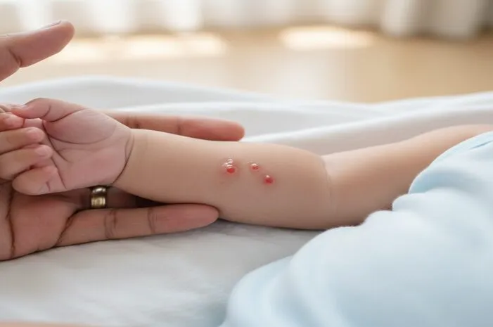 Bentol Berair pada Kulit Bayi: Penyebab & Cara Mengatasi