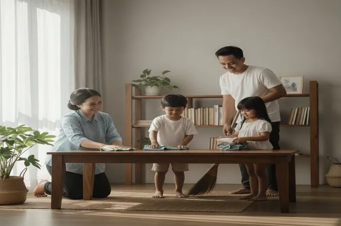 Gotong Royong di Rumah: Keluarga Harmonis & Rumah Bersih