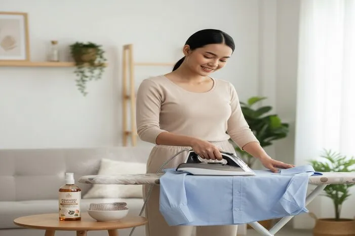 Pewangi Pakaian Setrika Bikin Licin, Lembut, dan Wangi