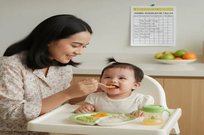 Jadwal Makan Bayi 7 Bulan: Panduan Lengkap & Mudah!