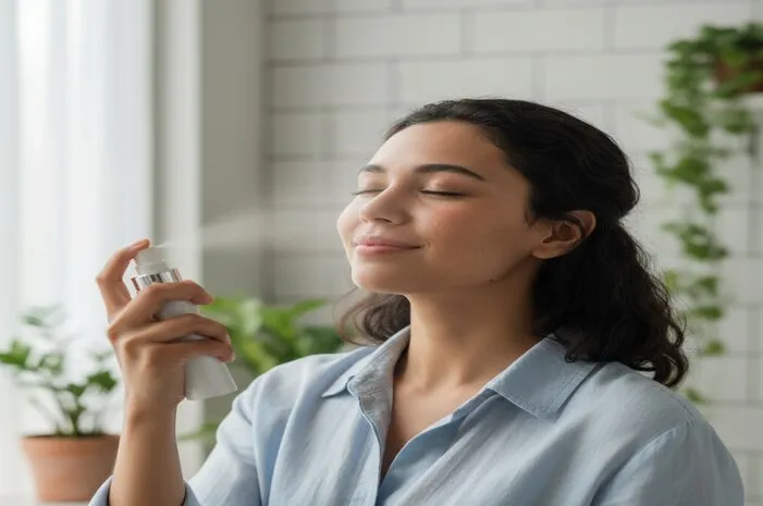 Spray Wajah: Rahasia Kulit Segar & Makeup Tahan Lama