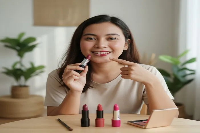 Warna Lipstik untuk Bibir Hitam Bikin Wajah Auto Cerah