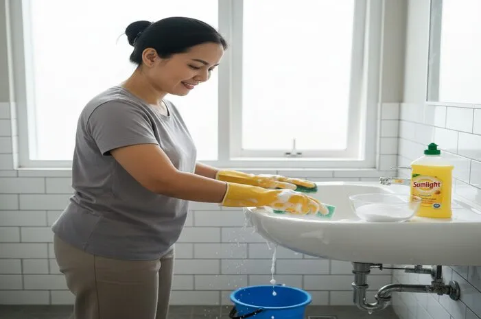 Cara Mudah Bersihkan Kamar Mandi dengan Sitrun Sunlight