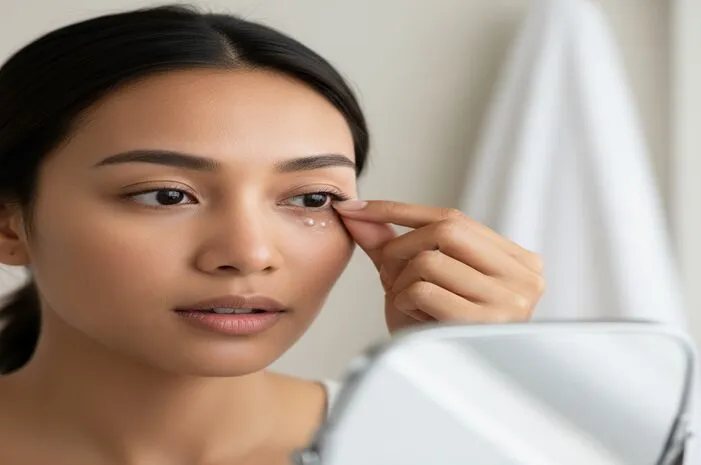 Penyebab Bintik Putih di Kelopak Mata Dalam, Tak Cuma Bintitan